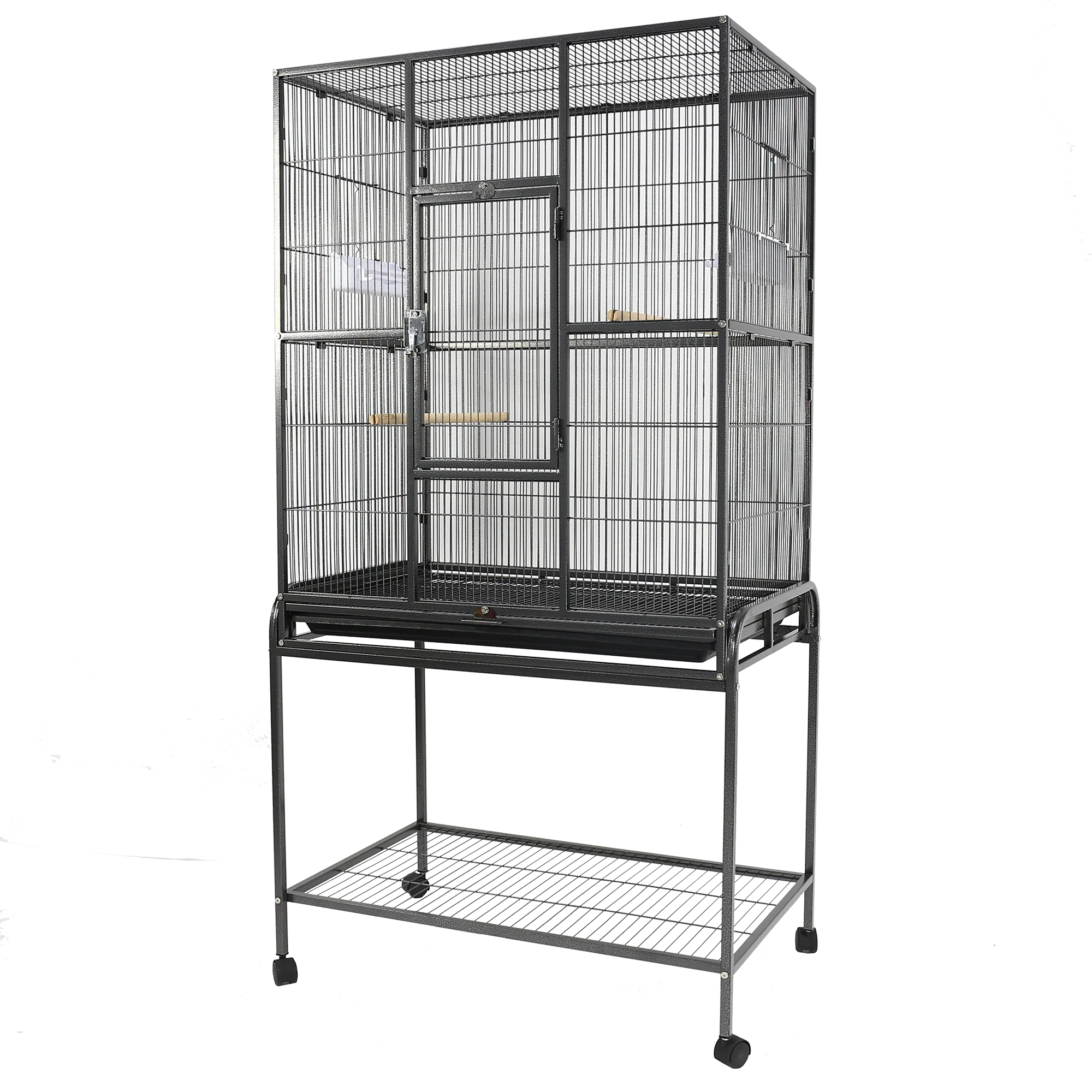 A & E Cages Flight Cage and Stand Black 31In X 20 in