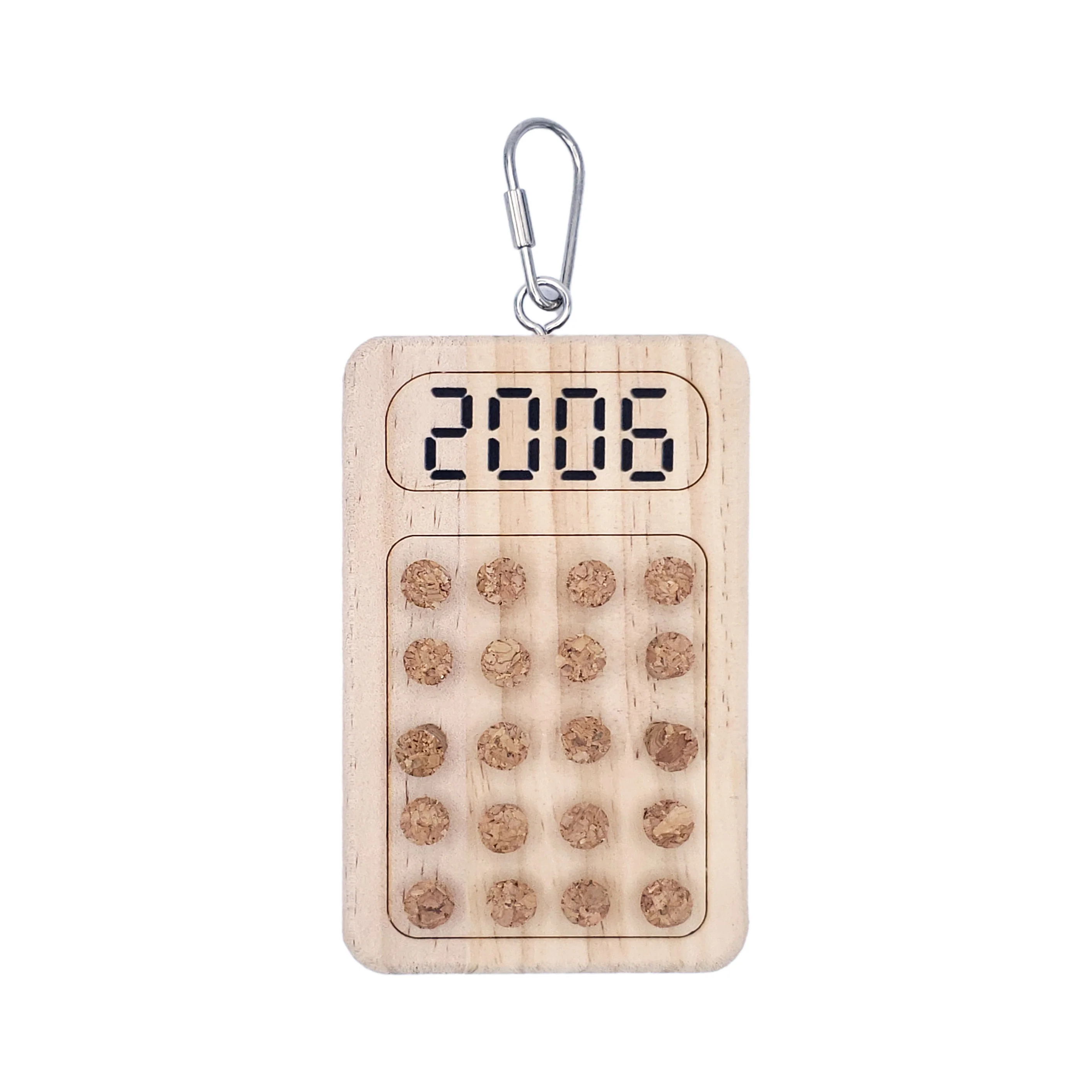 A & E Cages Happy Beaks Wood and Cork Calculator Bird Toy