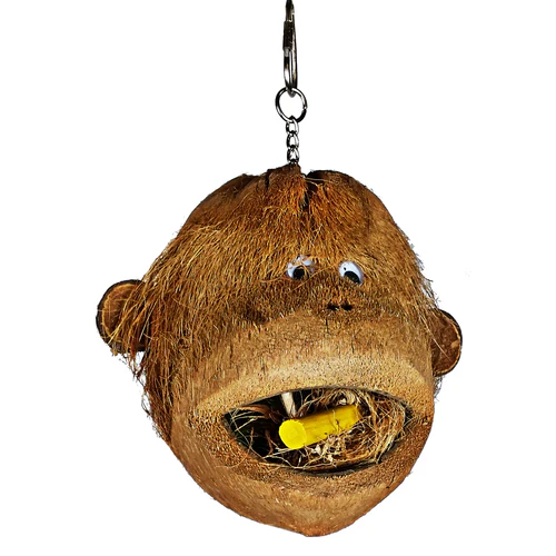 A & E Cages Happy Beaks Coco Monkey Bird Toy One Size - Image 2