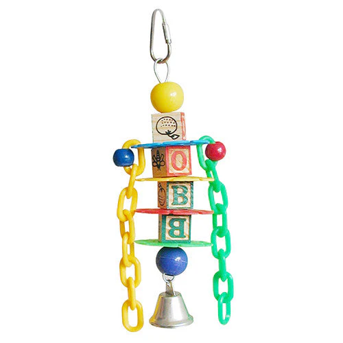 A & E Cages Happy Beaks Leaning Blocks Bird Toy Petite - Image 2