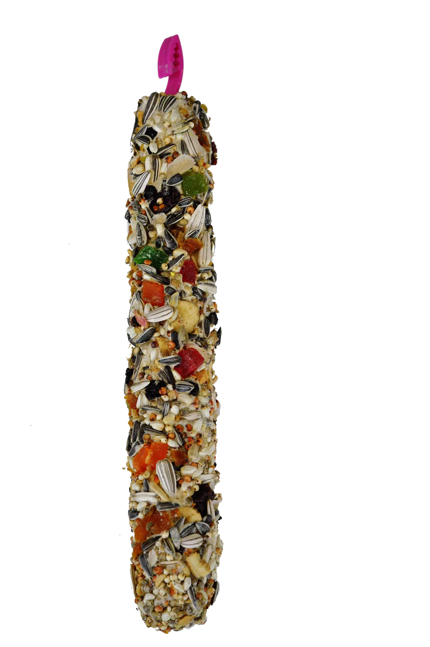 A & E Cages Smakers Snack Maxi Fruit Treat Stick for Parrots 450 g 2 Count