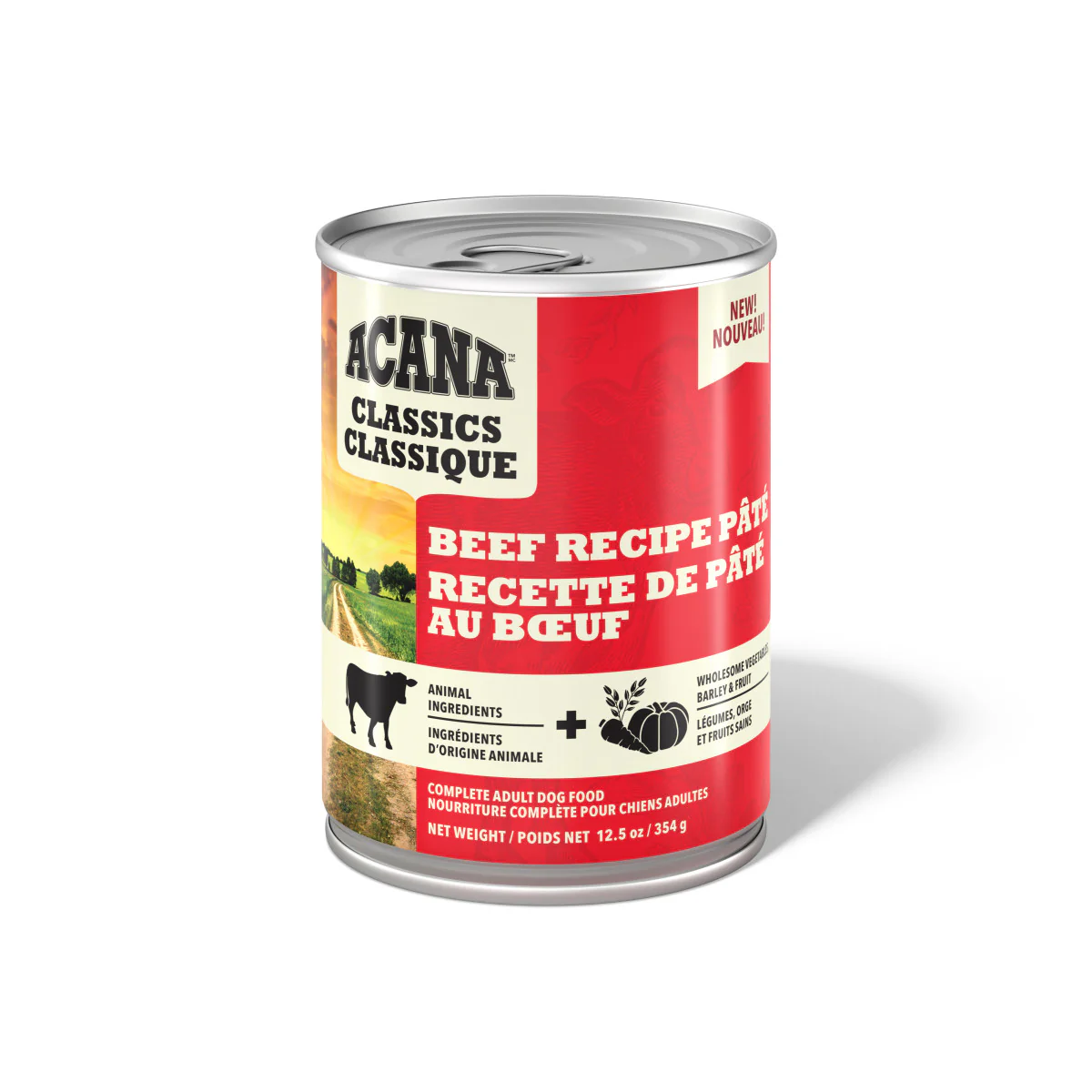 Acana Classics Canned Dog Food Beef Pâté 12ea/12.5 oz