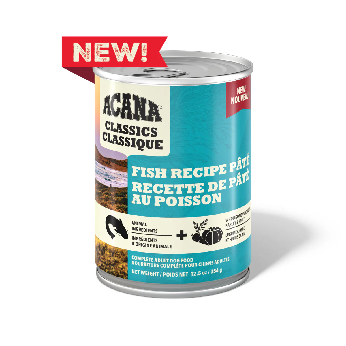 Acana Classics Canned Dog Food Fish Pâté 12ea/12.5 oz