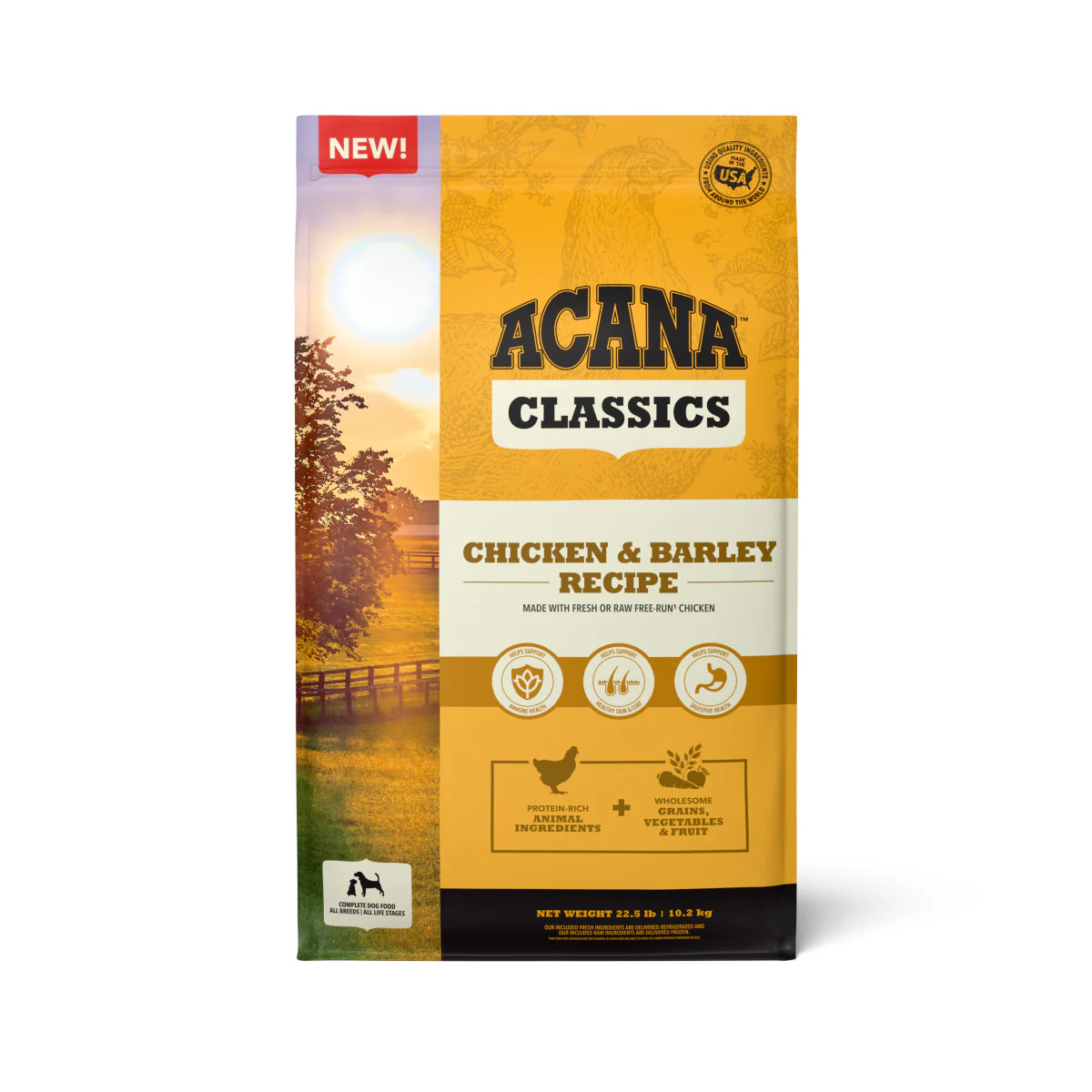 Acana Classics Dry Dog Food Chicken & Barley 22.5 lb