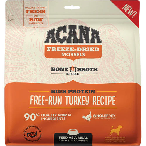 Acana Dog Grain Free Freeze Dried Morsels Turkey 8oz - Image 2
