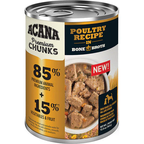 Acana Dog Grain Free Chunks Poultry 12.8oz - Image 2