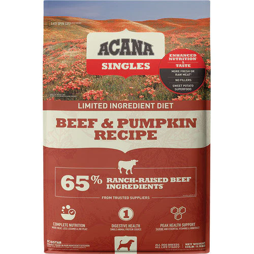 Acana Dog Grain Free Singles Beef & Pumpkin 13lb - Image 2