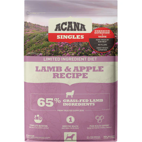 Acana Dog Grain Free Singles Lamb & Apple 13lb - Image 2