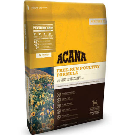 Acana Heritage Free Run Poultry Formula Grain Free Dry Dog Food-4.5-lb-{L+x} - Image 2