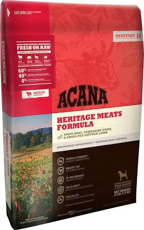 Acana Heritage Meats Formula Grain Free Dry Dog Food-4.5-lb-{L+x} - Image 2