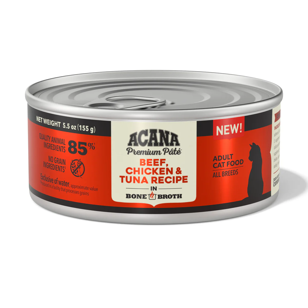 Acana Premium Pâté Canned Cat Food Beef, Chicken & Tuna 12ea/5.5 oz