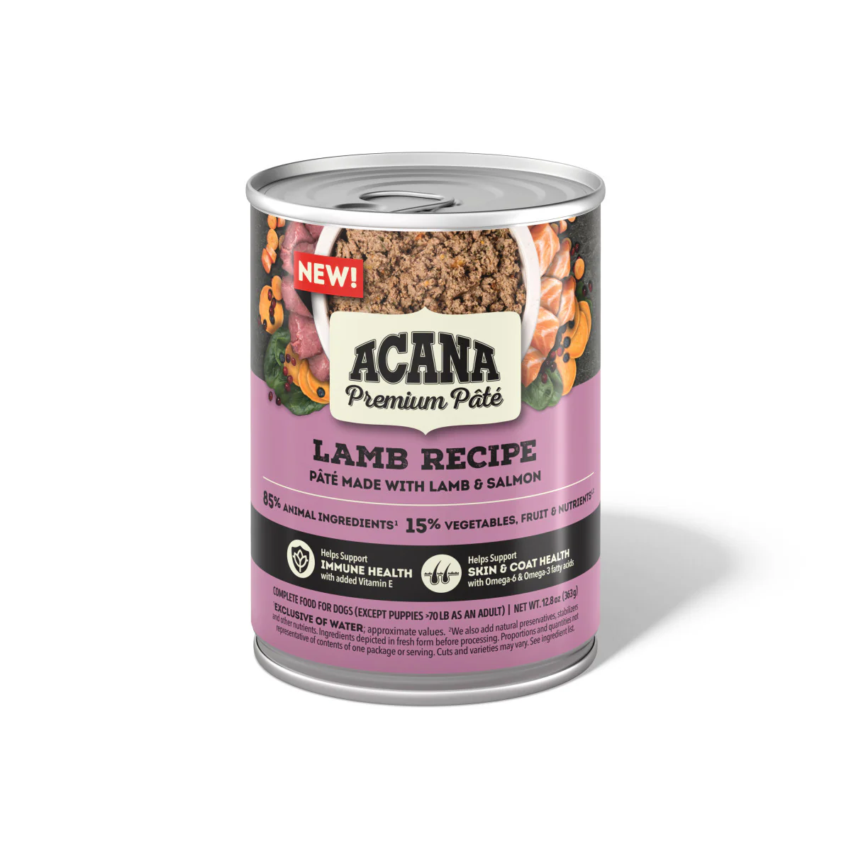 Acana Premium Pâté Canned Dog Food Lamb 12ea/12.8 oz