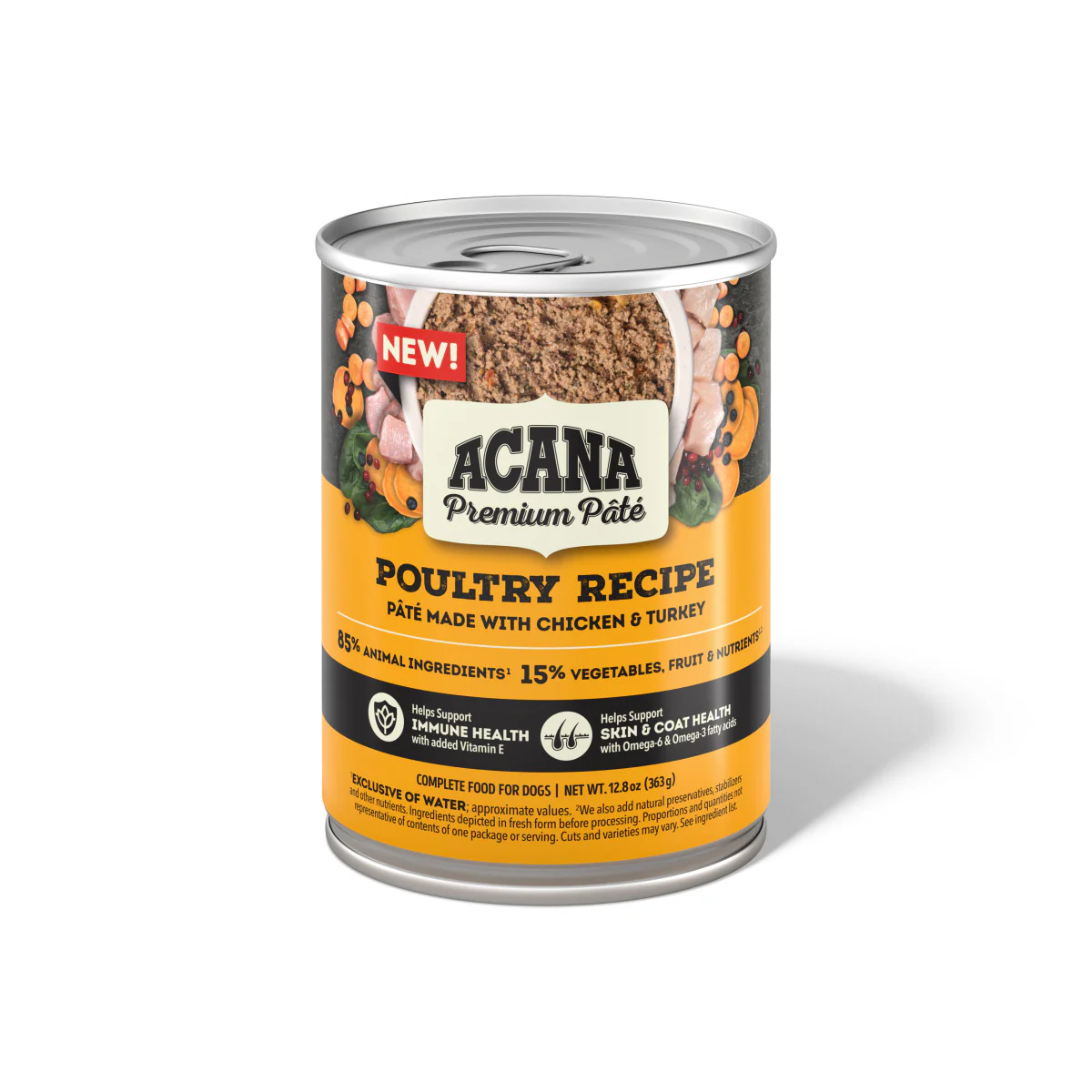 Acana Premium Pâté Canned Dog Food Poultry 12ea/12.8 oz