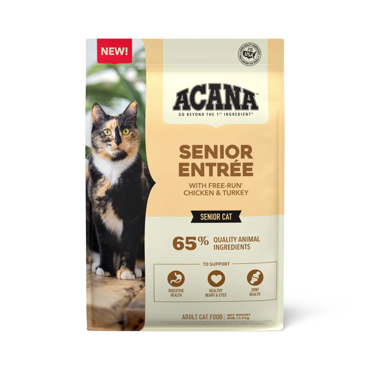Acana Senior Dry Cat Food Chicken & Turkey 10 lb