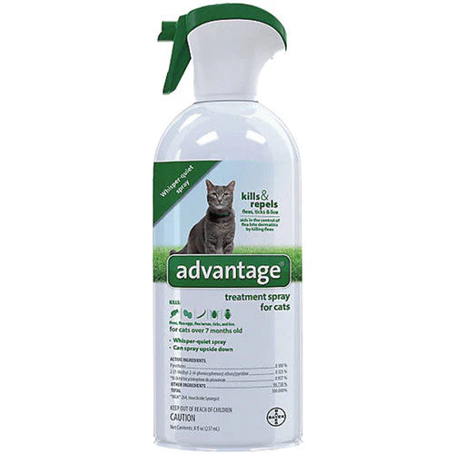 Advantage Cat Spray Flea & Tick 8oz - Image 2