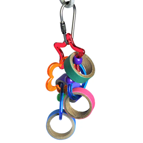 A & E Cages Happy Beaks Keet Rings Bird Toy One Size - Image 2