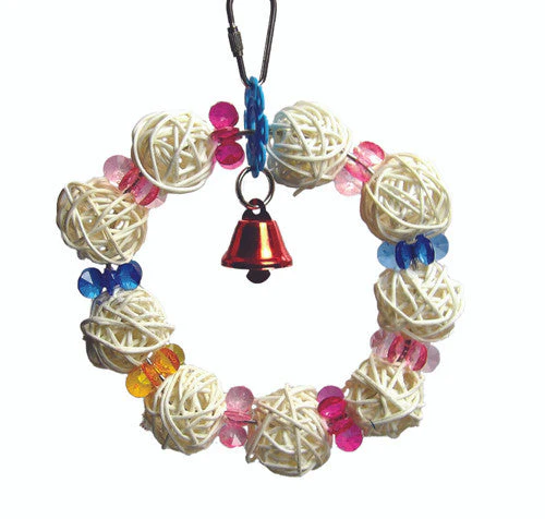 A & E Cages Made in America Munch Ball Swing Bird Toy - Image 2