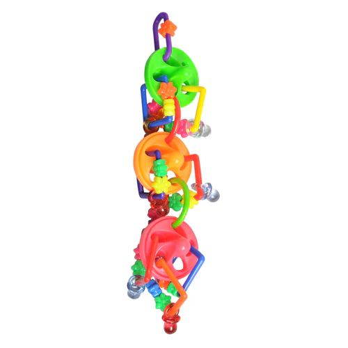 A & E Cages Happy Beaks Spinners & Pacifiers Bird Toy One Size - Image 2