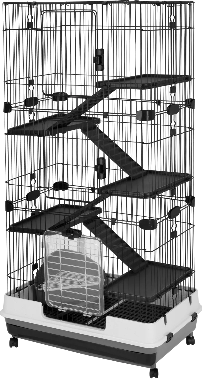 A & E Cages Deluxe Small Animal Cage 6-Level 40 inches X 25 inches X 57 inches