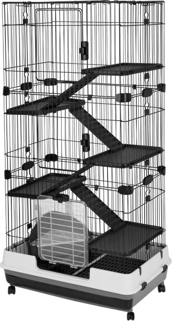 A & E Cages Deluxe Small Animal Cage 6-Level 40 inches X 25 inches X 57 inches - Image 2