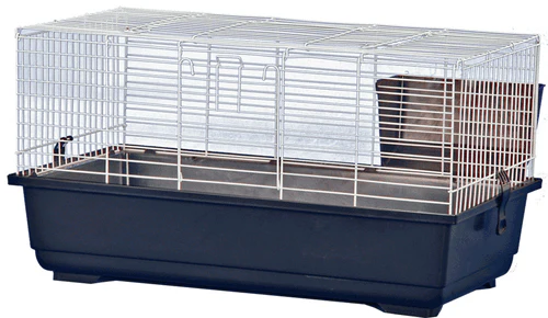 A & E Cages Rabbit Cage Blue 31 inches X 17 inches X 17 inches - Image 2