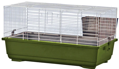 A & E Cages Rabbit Cage Green 39 inches X 22 inches X 18 inches - Image 2