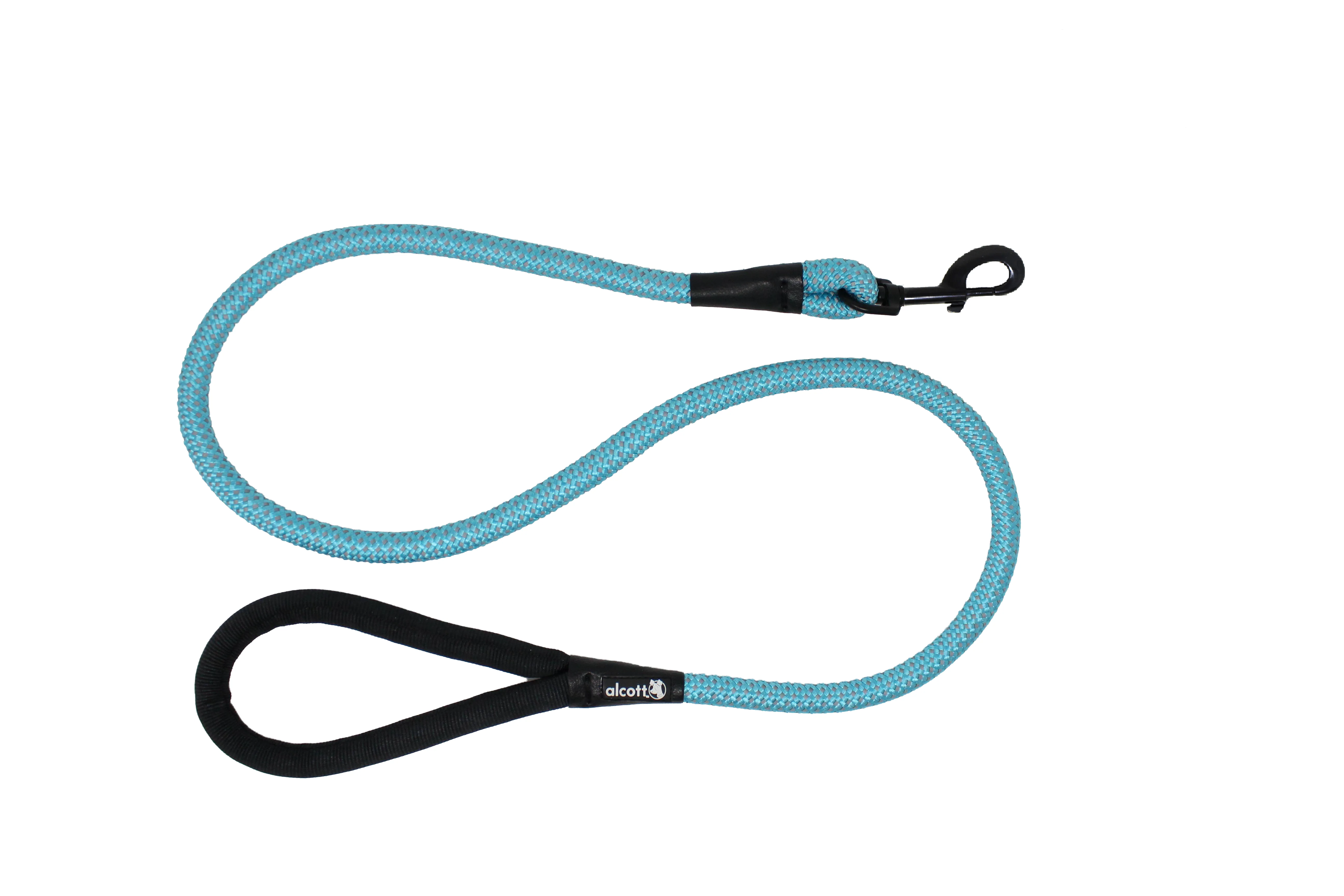 Alcott Reflective Rope Leash with Padded Handle Blue X-Large/Large, 5 ft