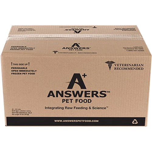 Answers Dog Frozen Details Patties Pork 20lb Bulk - Image 2