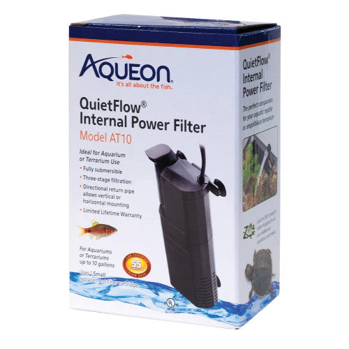 Aqueon Submersible Internal Aquarium Filter, AT10 Gallons - Image 2