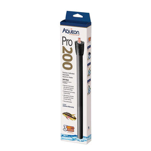 Aqueon Adjustable PRO Aquarium Heater Up to 75 Gallons, 200 Watts - Image 2