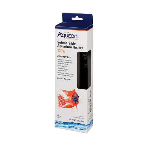 Aqueon Submersible Aquarium Heater, 100 Watts, Up to 40 Gallons - Image 2