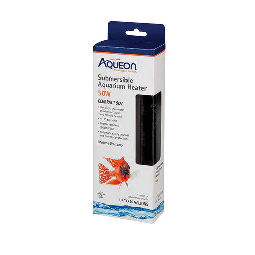 Aqueon Submersible Aquarium Heater, 50 Watts, Up to 20 Gallons - Image 2
