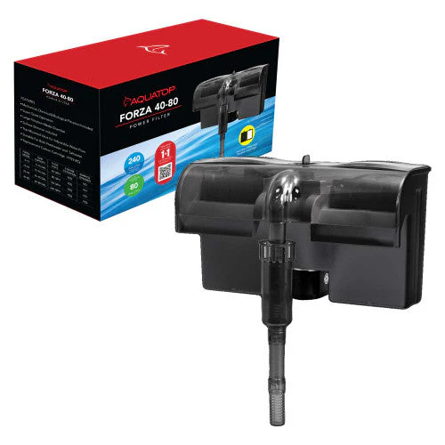 Aquatop FORZA 40-80 Power Filter with Surface Skimmer Black 240 GPH - Image 2