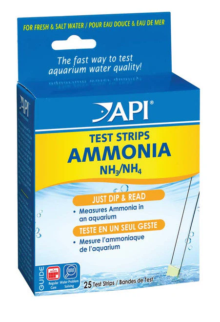 API Ammonia Freshwater Aquarium Test Strip 25 Count - Image 2