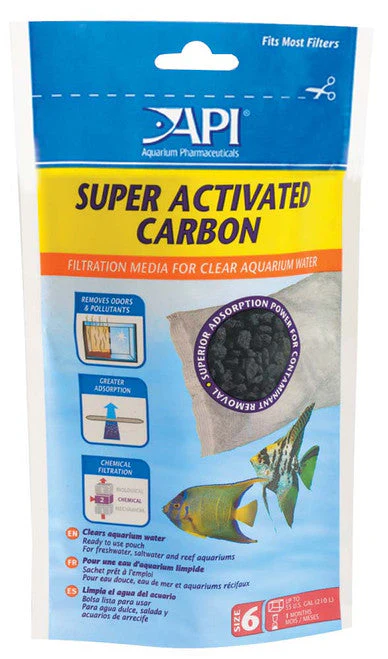 API Super Activated Carbon Filter Media Size 6 1 Pack - Image 2