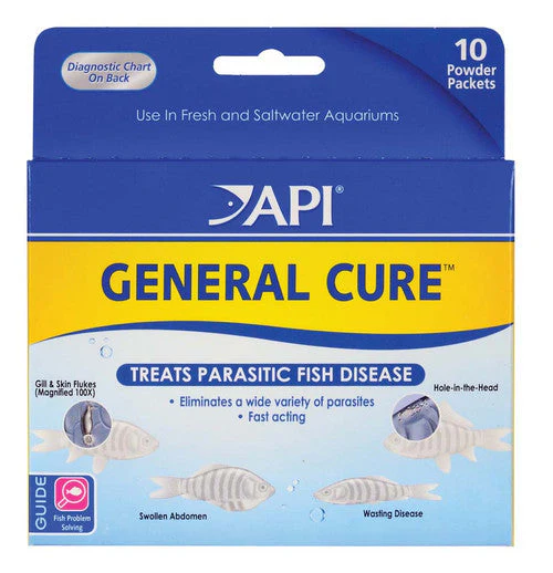 API General Cure Fresh and Saltwater Powder Medication 10 Pack - Image 2