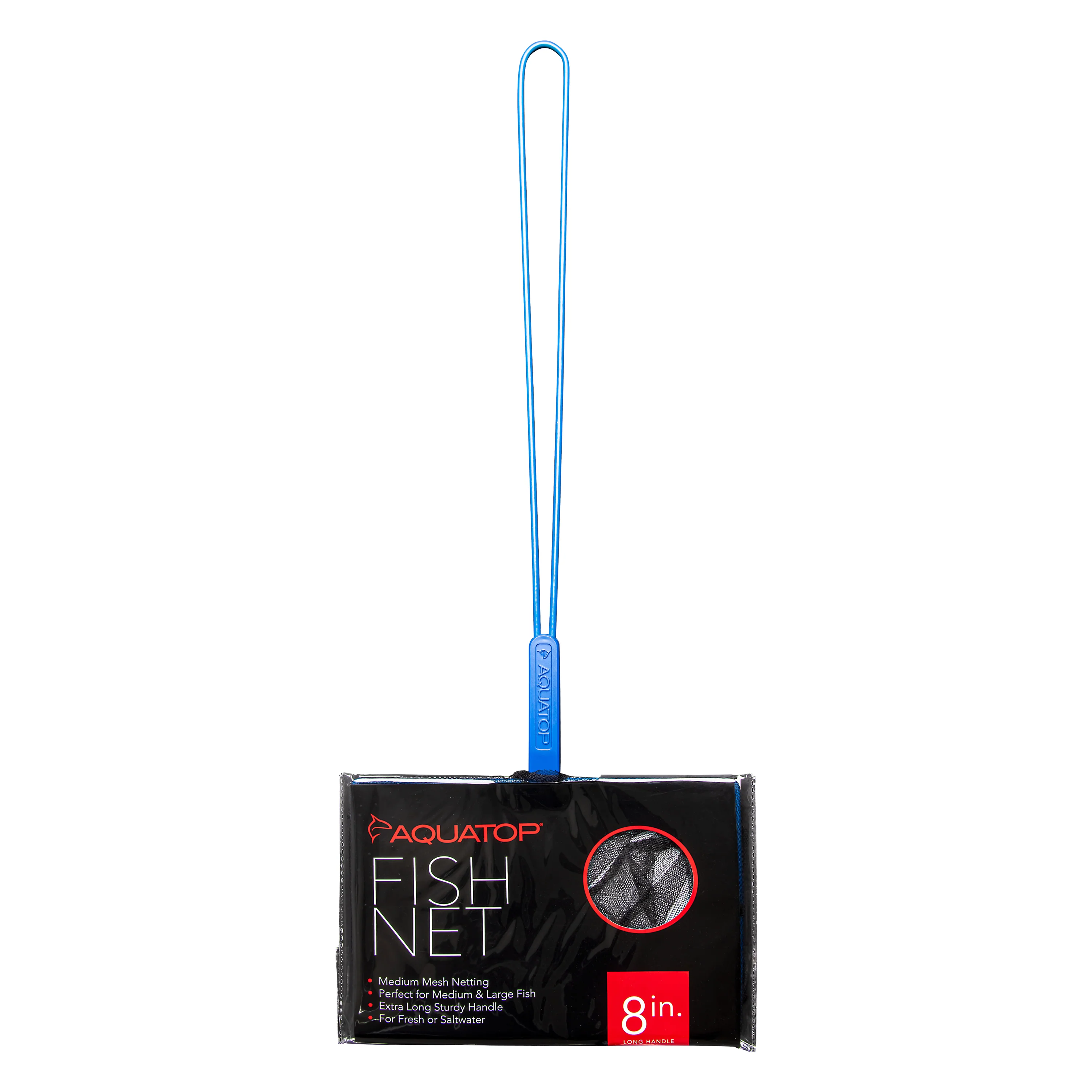 Aquatop Fish Net Medium Mesh Long Handle 8 in