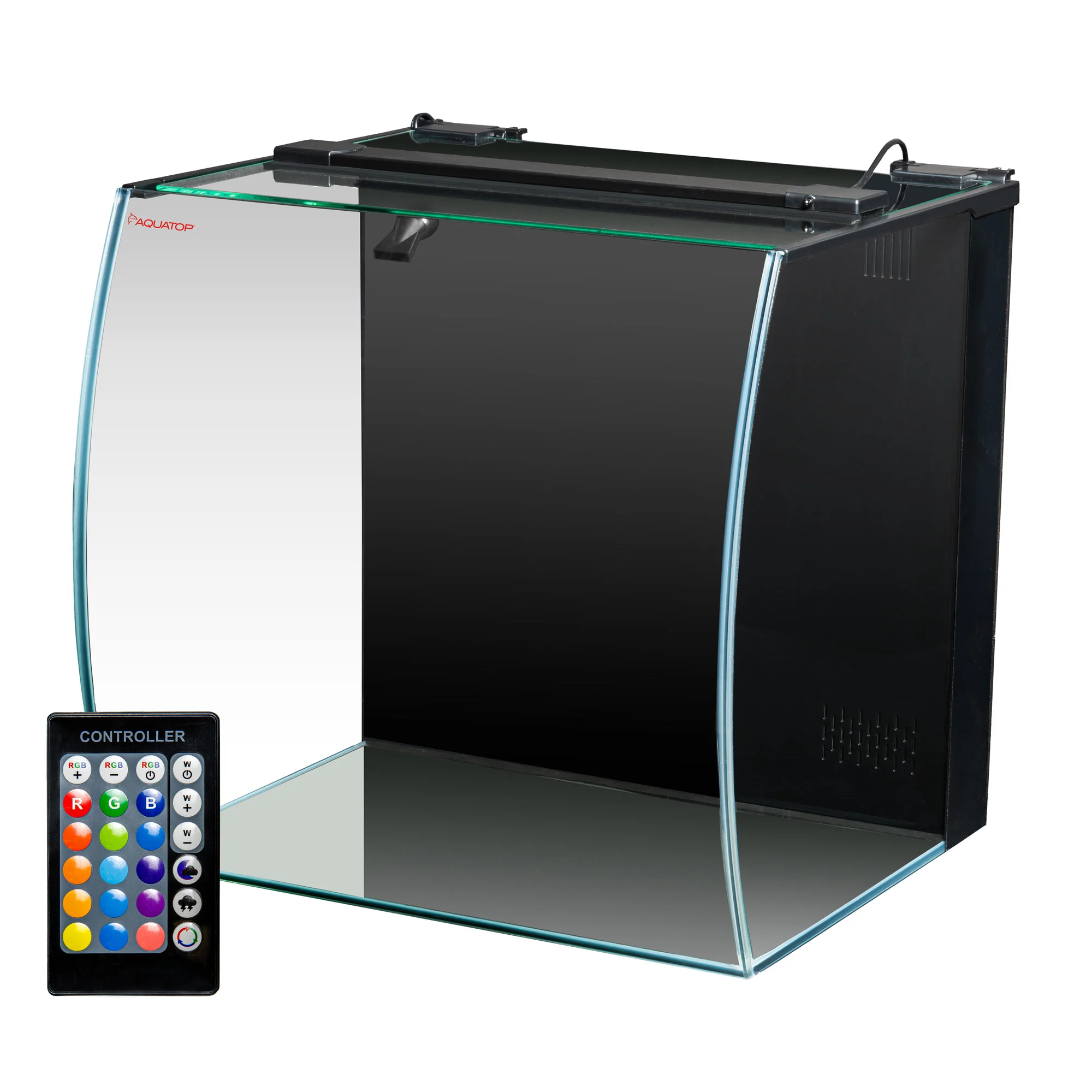Aquatop Formosa Bowfront Aquarium Kit 13.5 gal