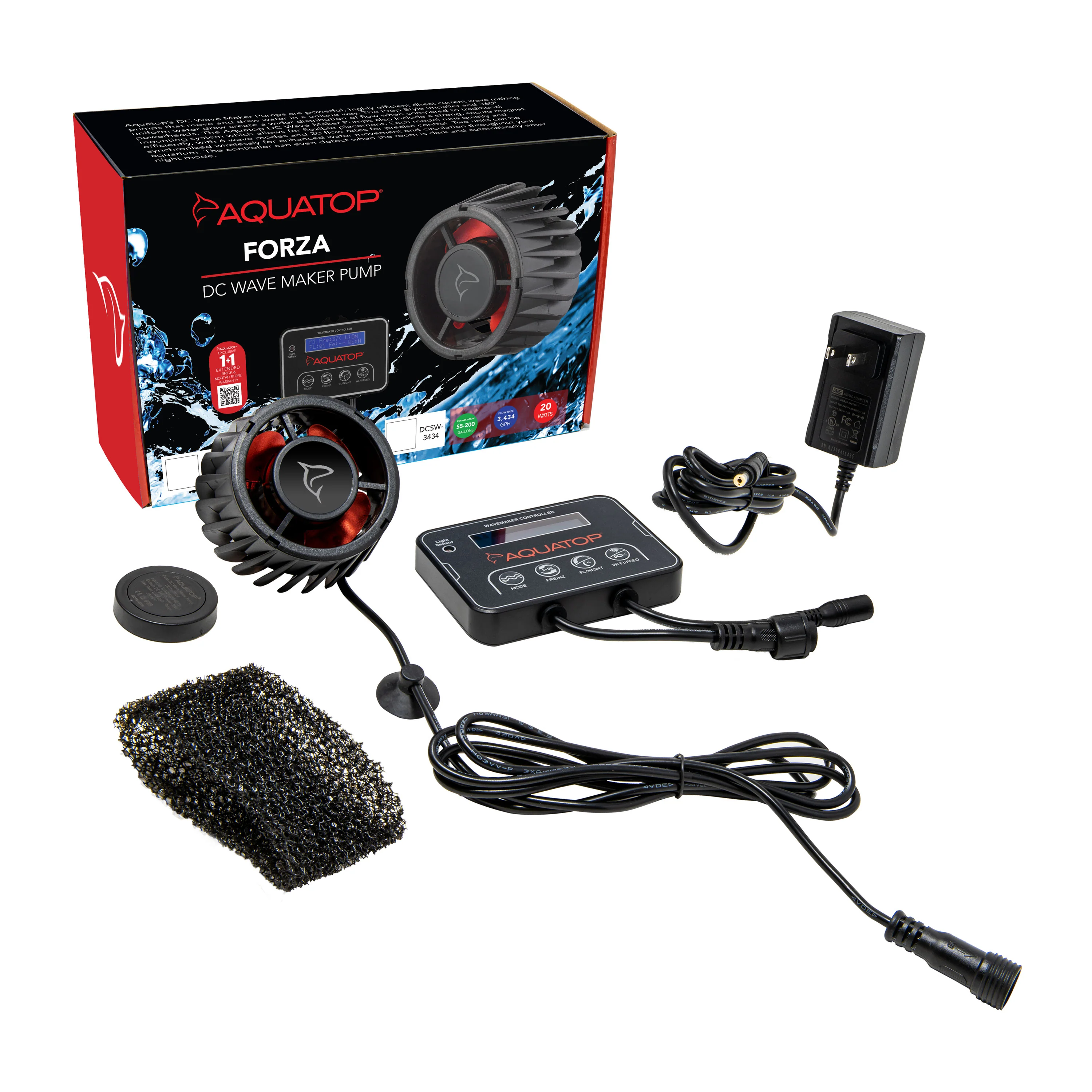 Aquatop Forza DC Wave Maker Pump 20 W, 3434 GPH