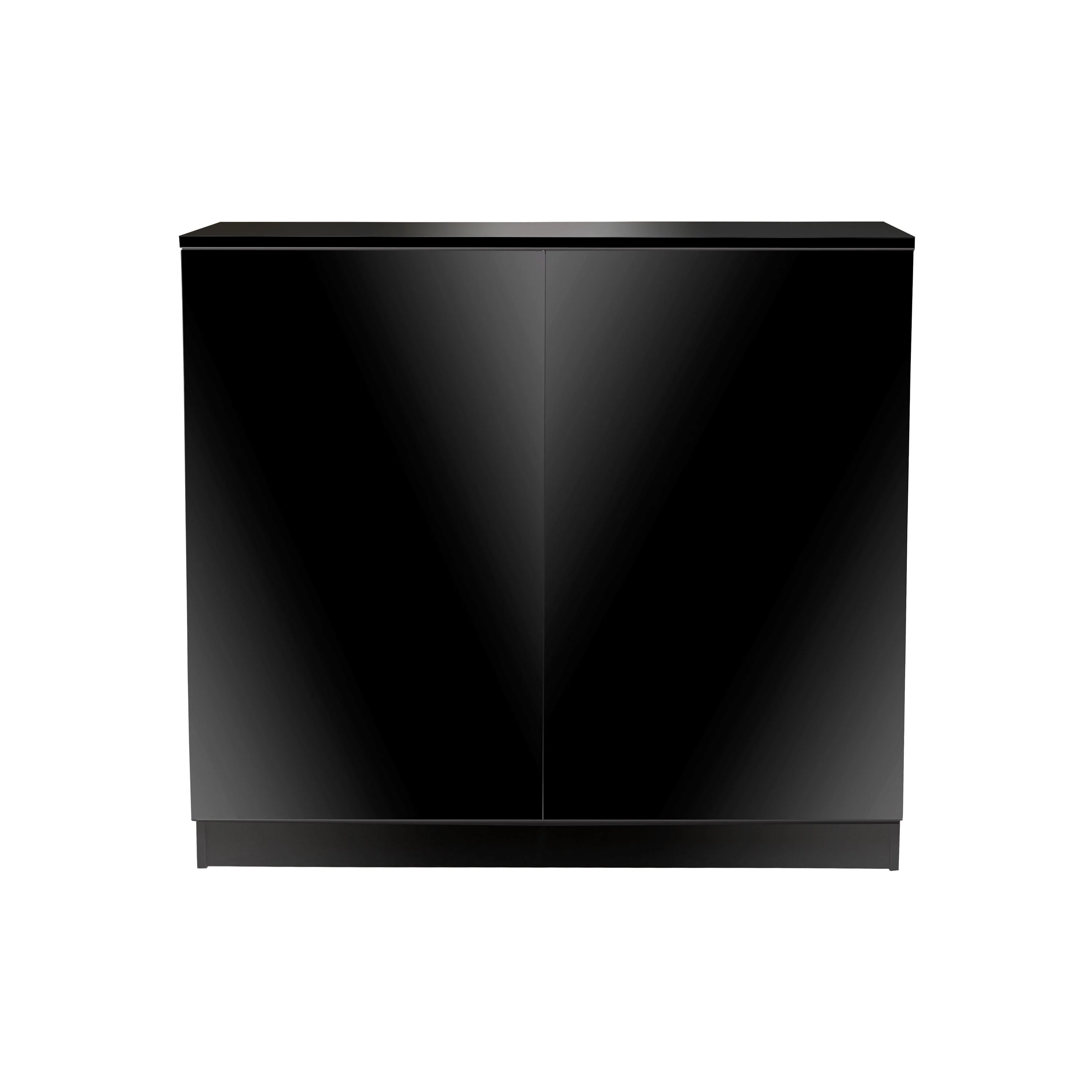 Aquatop Forza Premier 2-Door Cabinet for Rimmed Tanks Black 30.8In X 13.7In X 31.5 in
