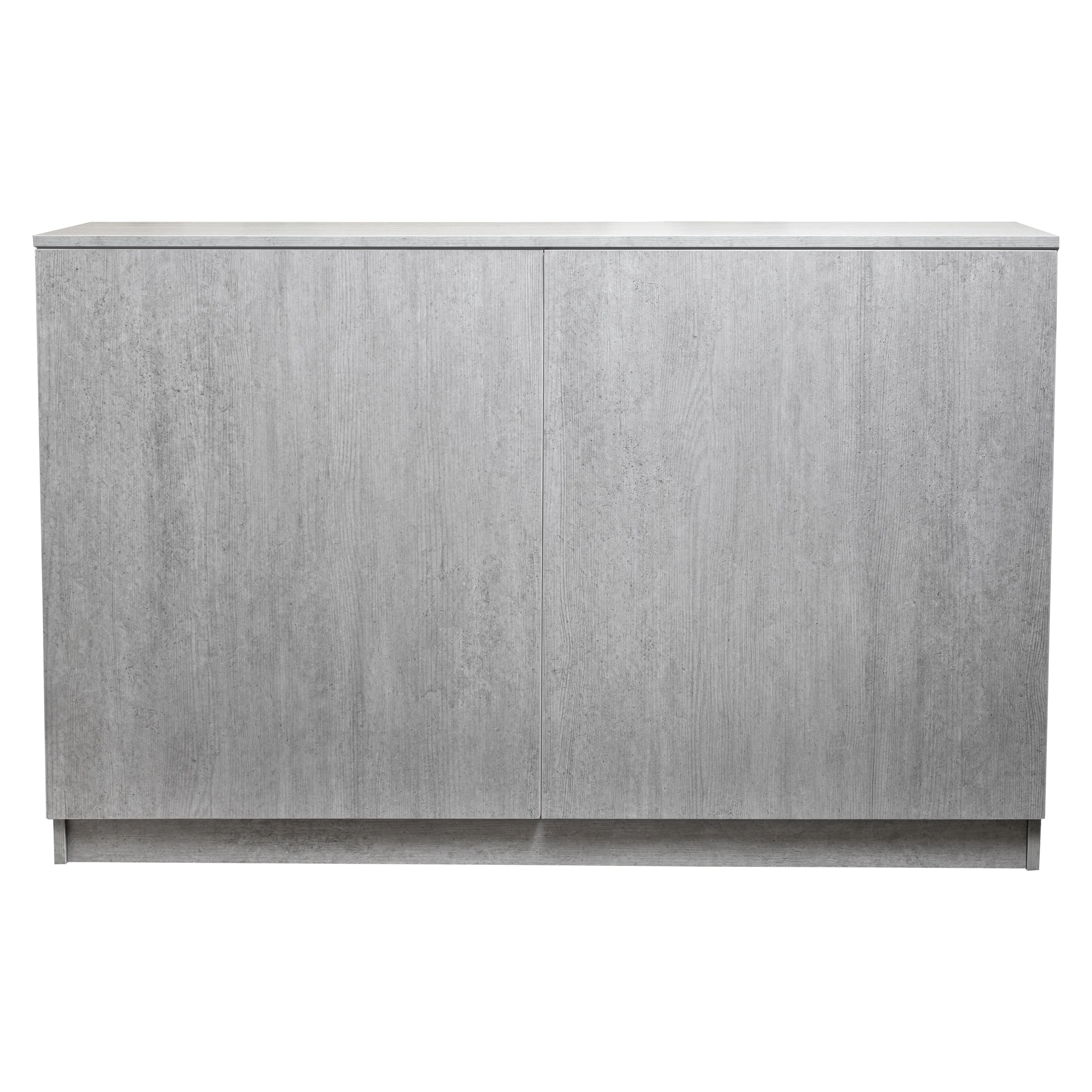 Aquatop Forza Premier 2-Door Cabinet for Rimmed Tanks Grey 36.5In X 13.7In X 31.5 in