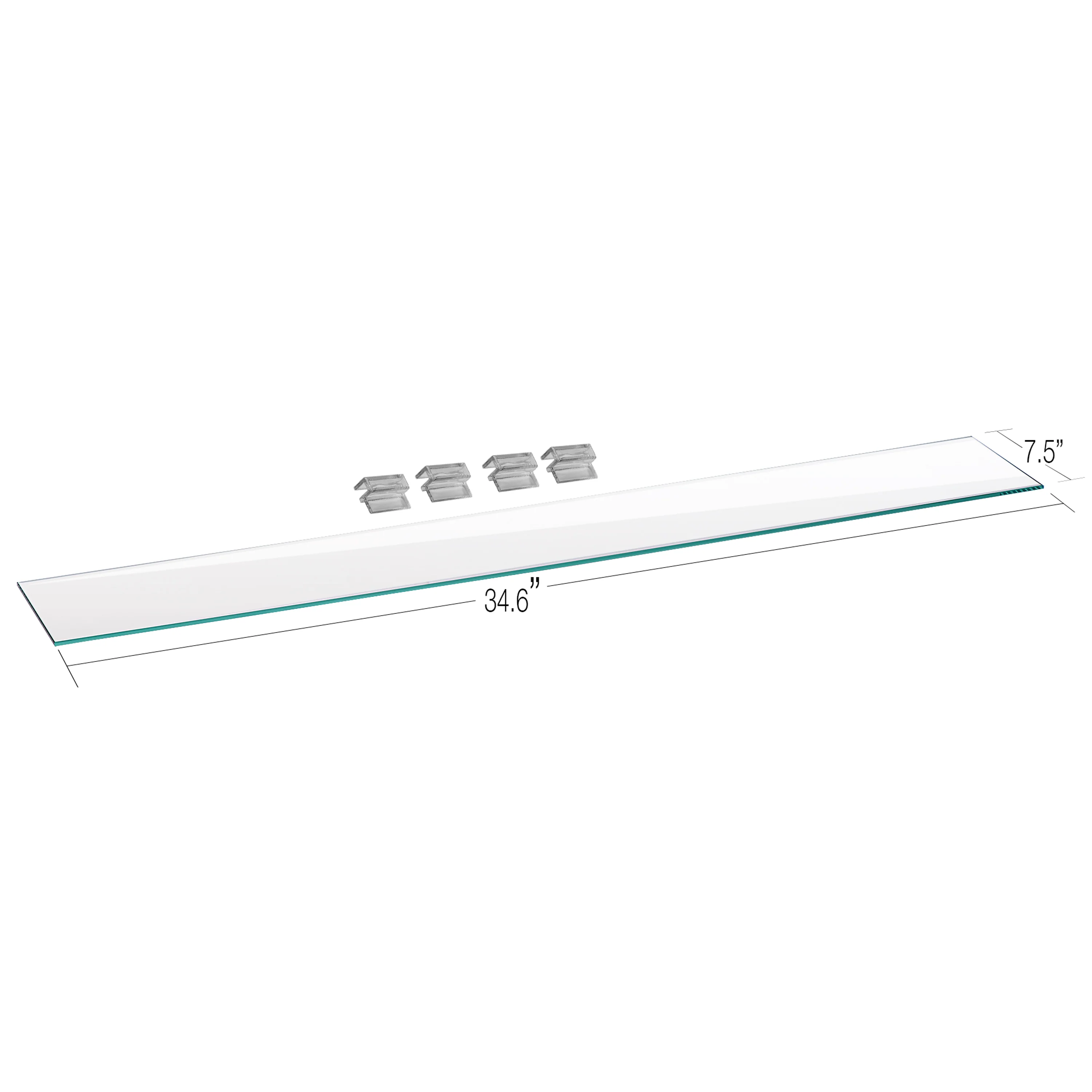 Aquatop Glass Lid & Clips for the HCA-12G Tank 12 gal