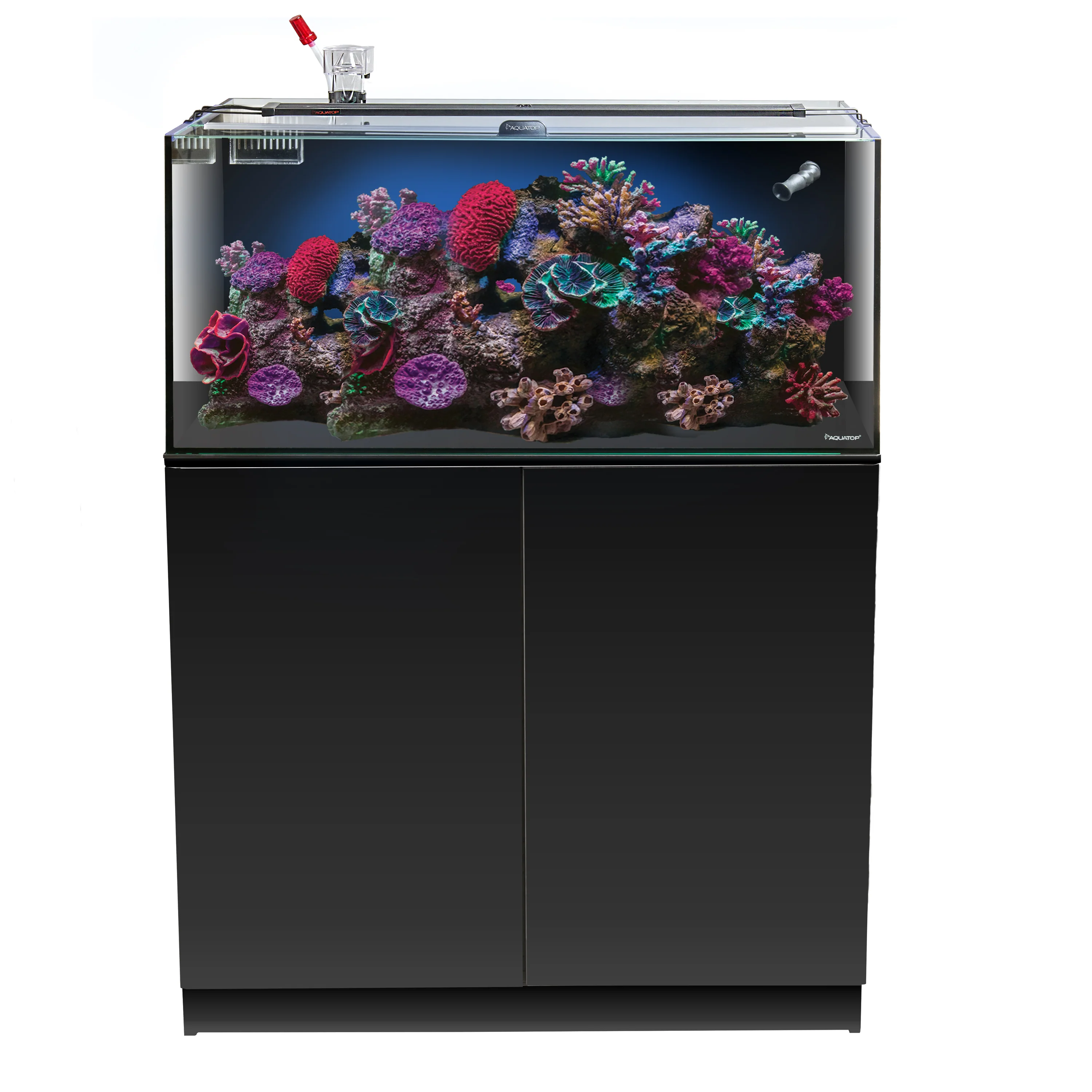Aquatop Recife ECO Aquarium Kit w/Stand Black 50 gal SD-3