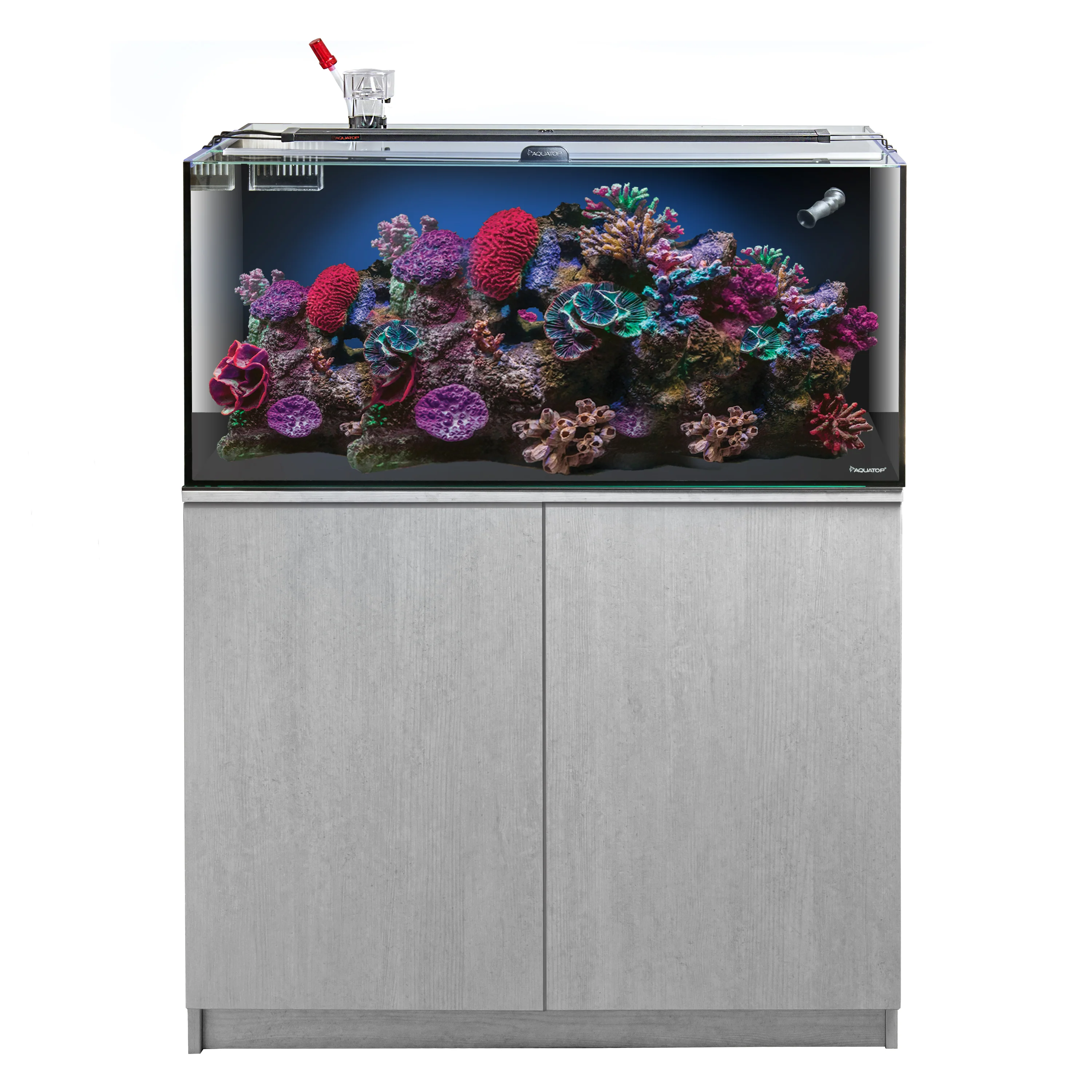Aquatop Recife ECO Aquarium Kit w/Stand Grey 50 gal SD-3