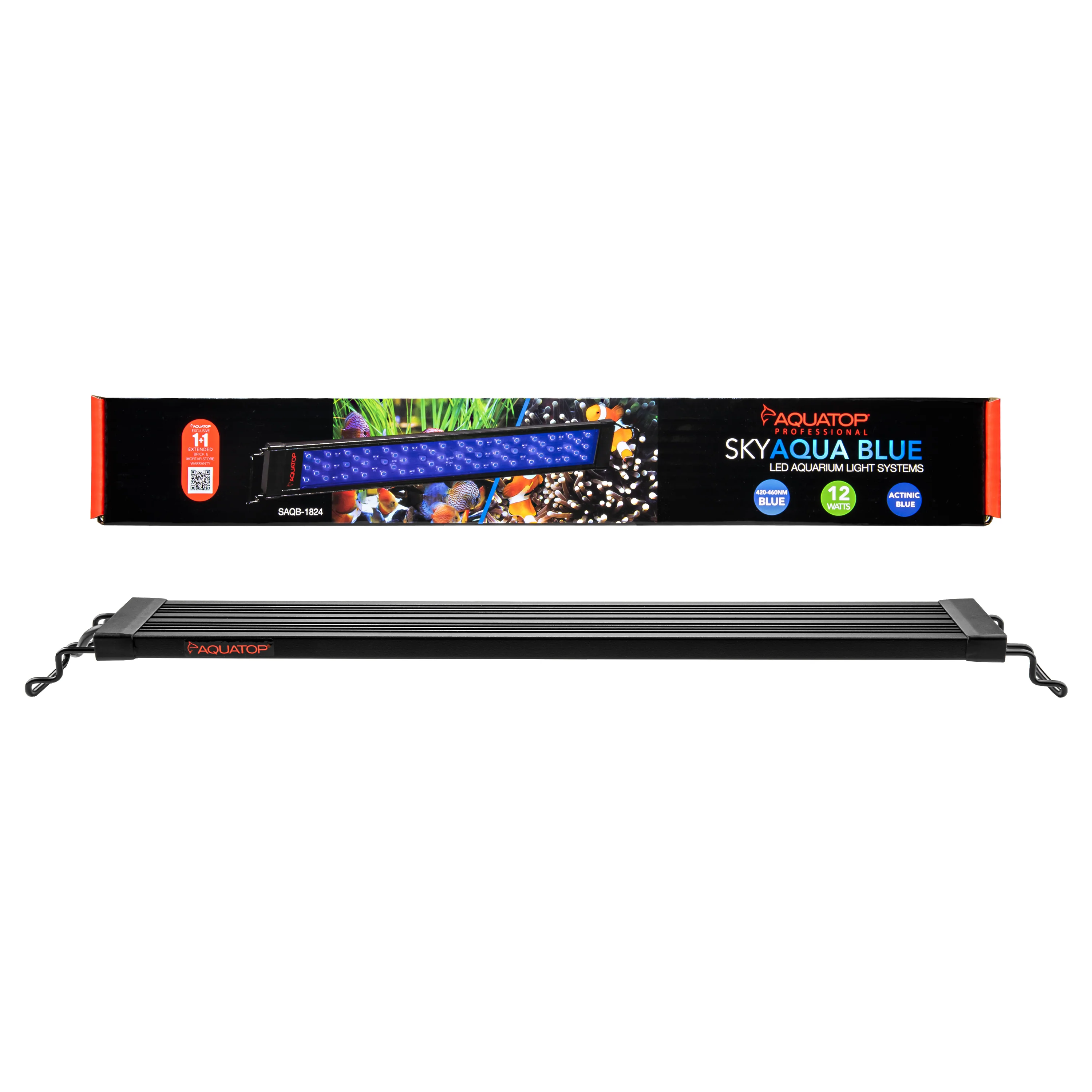 Aquatop SkyAqua Actinic Blue LED Aquarium Light Fixture 18-24 in