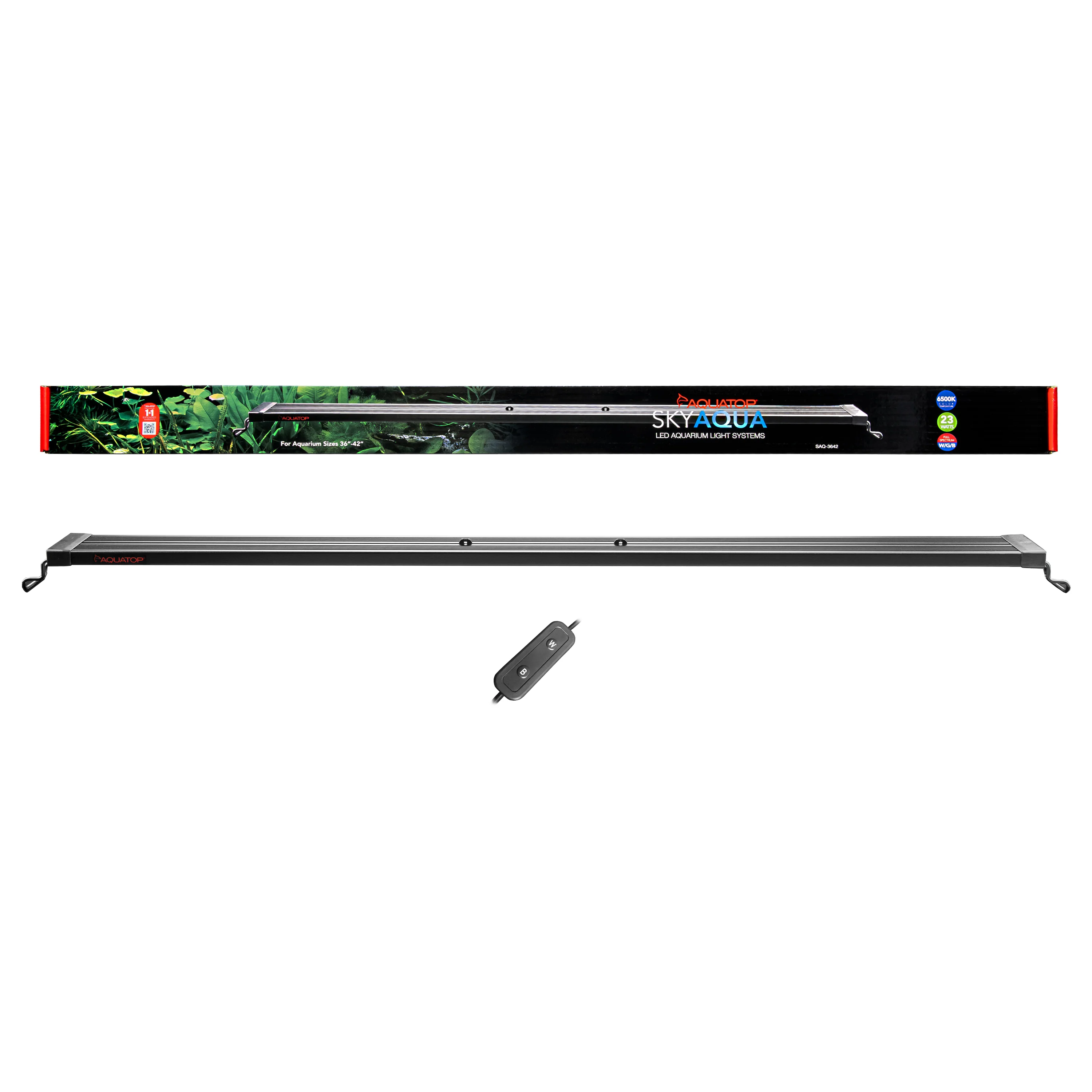 Aquatop SkyAqua LED Aquarium Light Fixture 6500K 28 W, 36-42 in