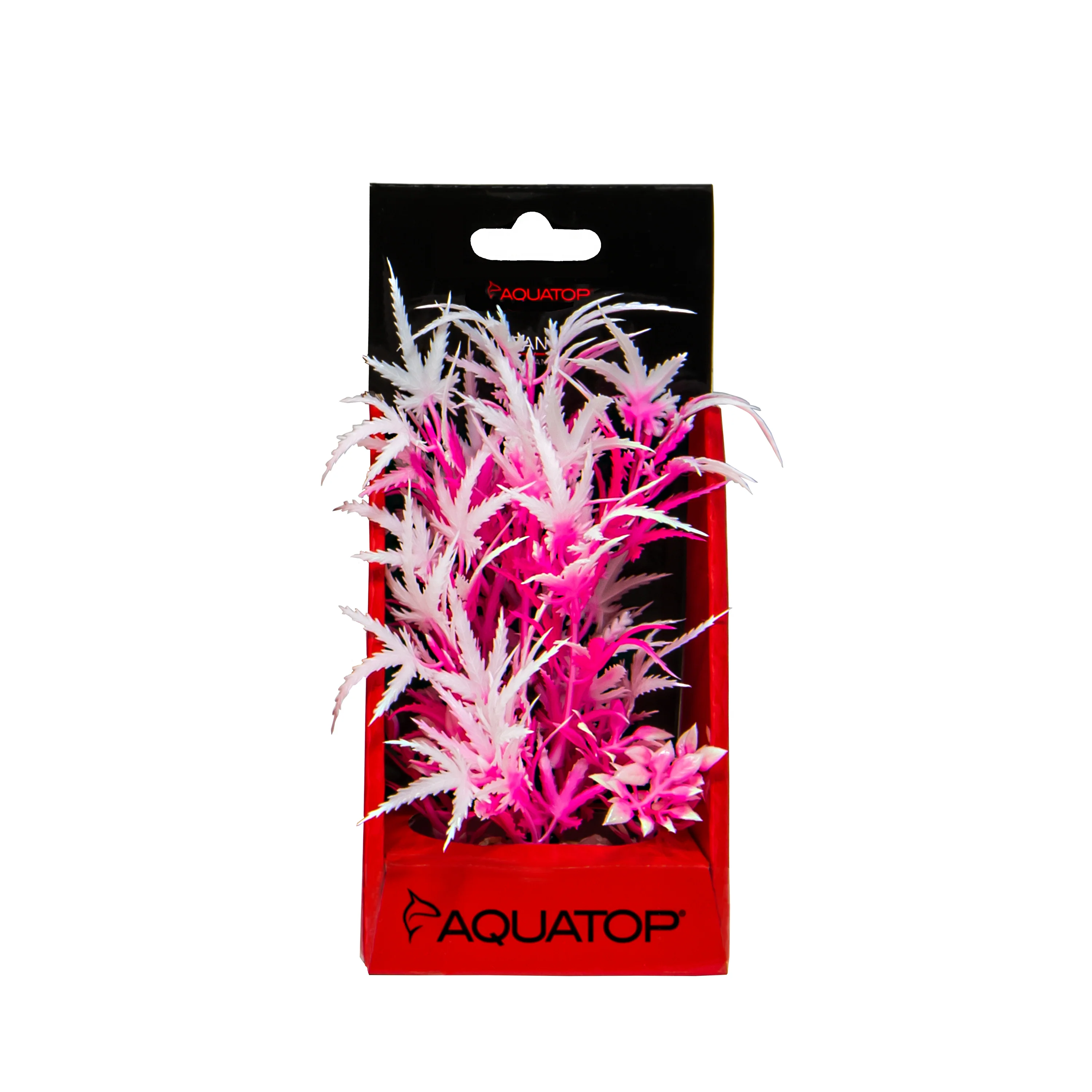 Aquatop Vibrant Fluorescent Cannabis Plant Pink Frost 6 in