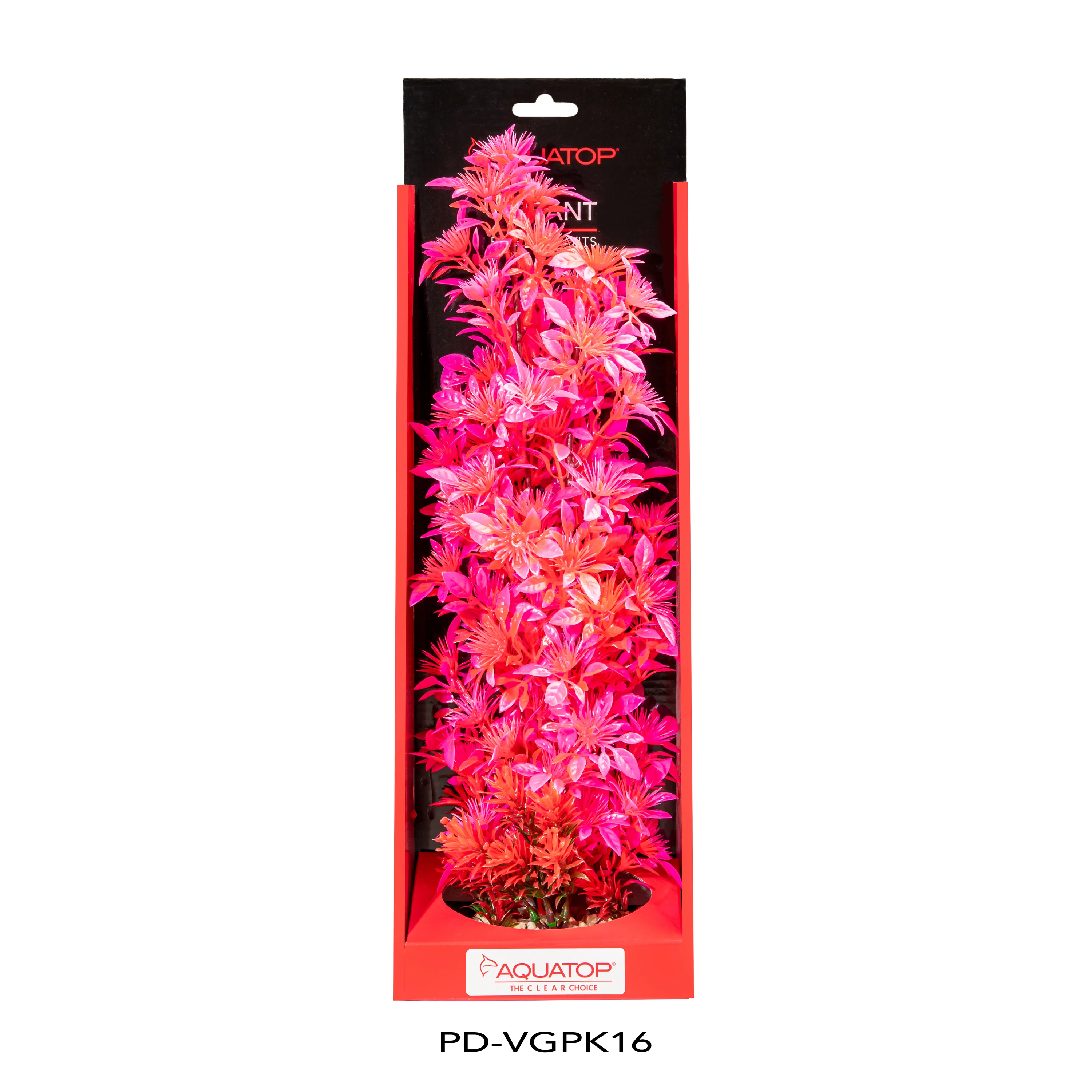 Aquatop Vibrant Garden Plant Pink 16 in