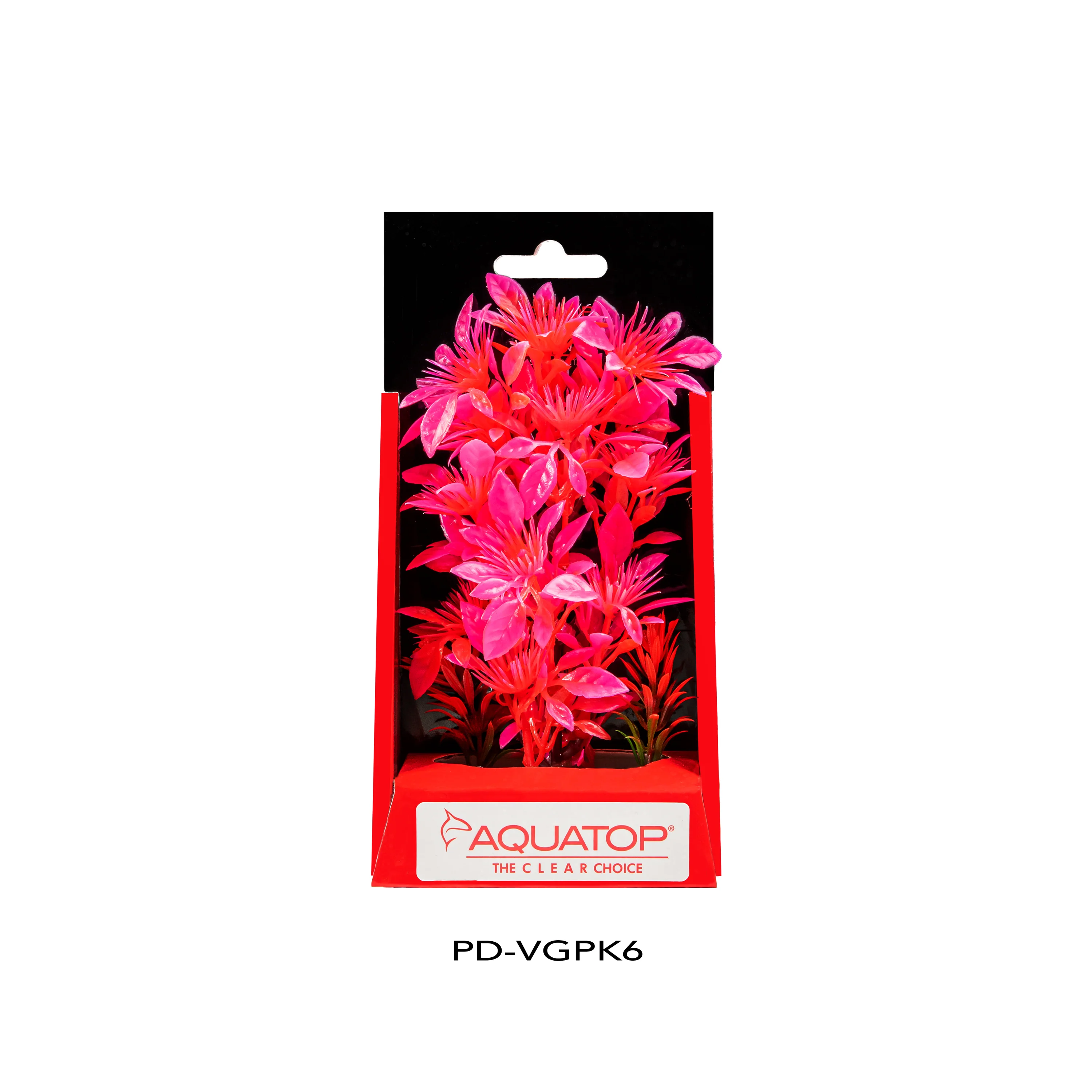 Aquatop Vibrant Garden Plant Pink 6 in