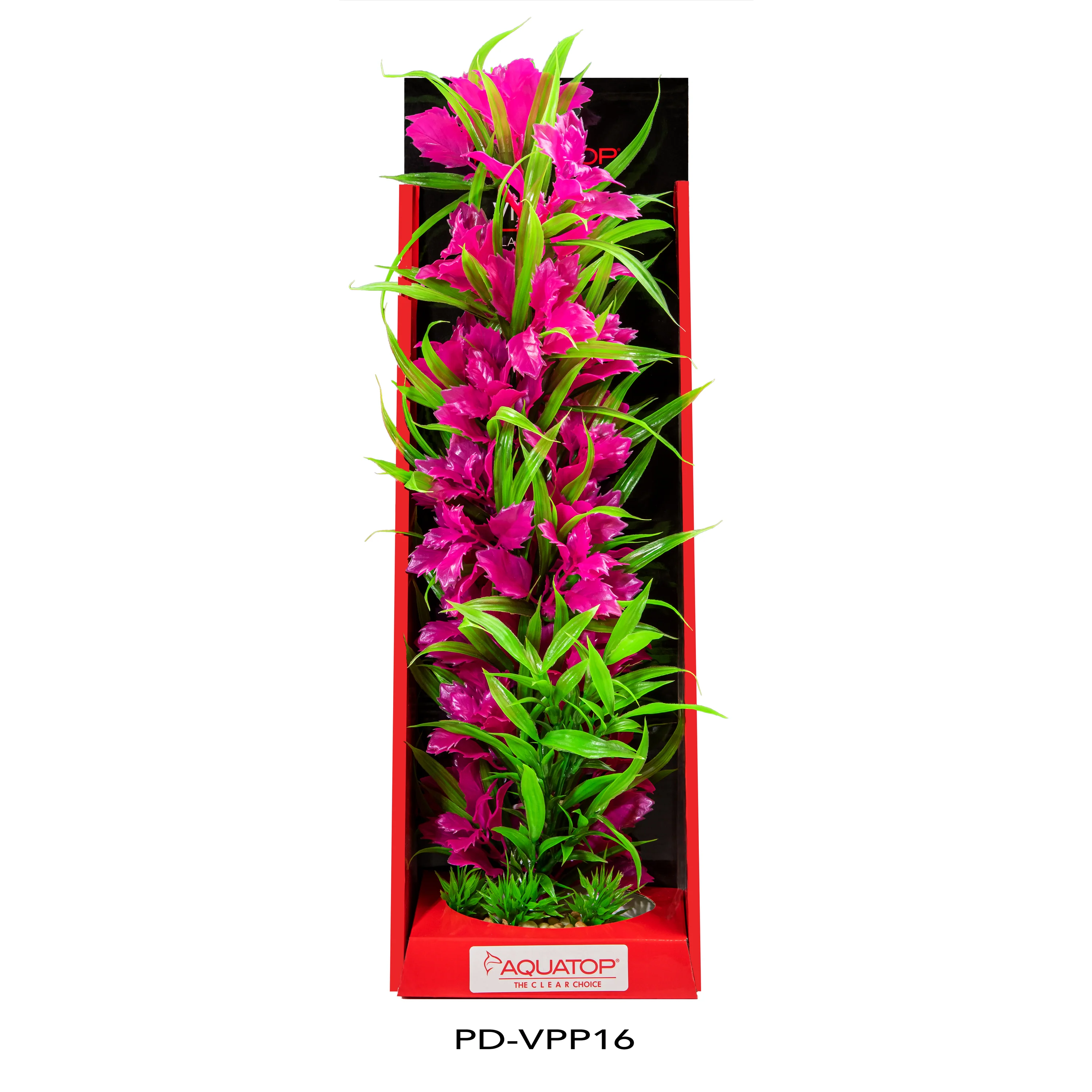 Aquatop Vibrant Passion Plant Pink 16 in